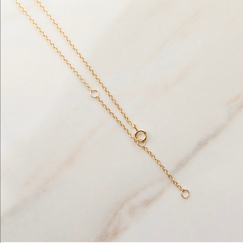 Dainty Heart Necklace | 14k Gold Plated - Picture 7 of 8